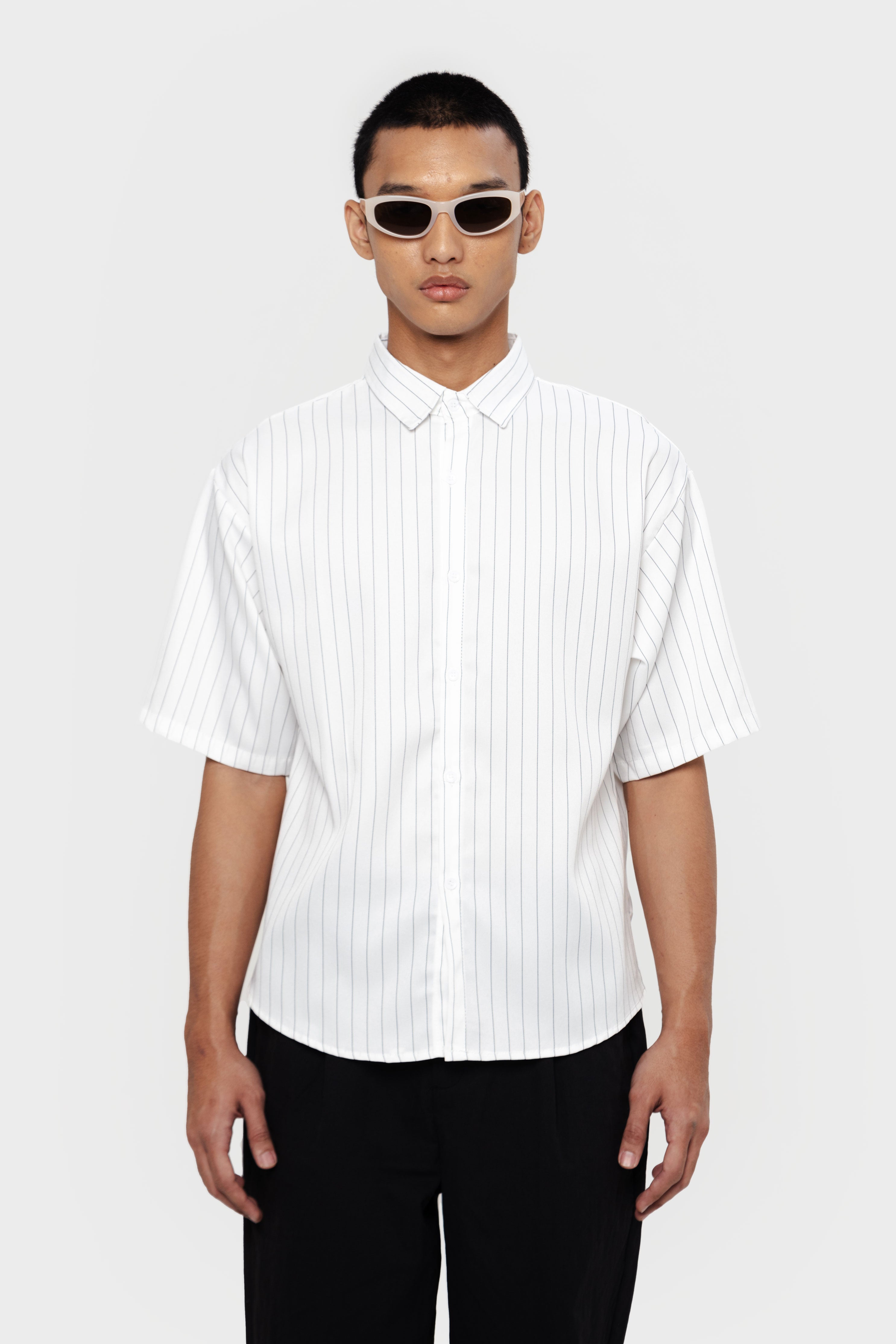 ONTARIO TOP WHITE STRIPES