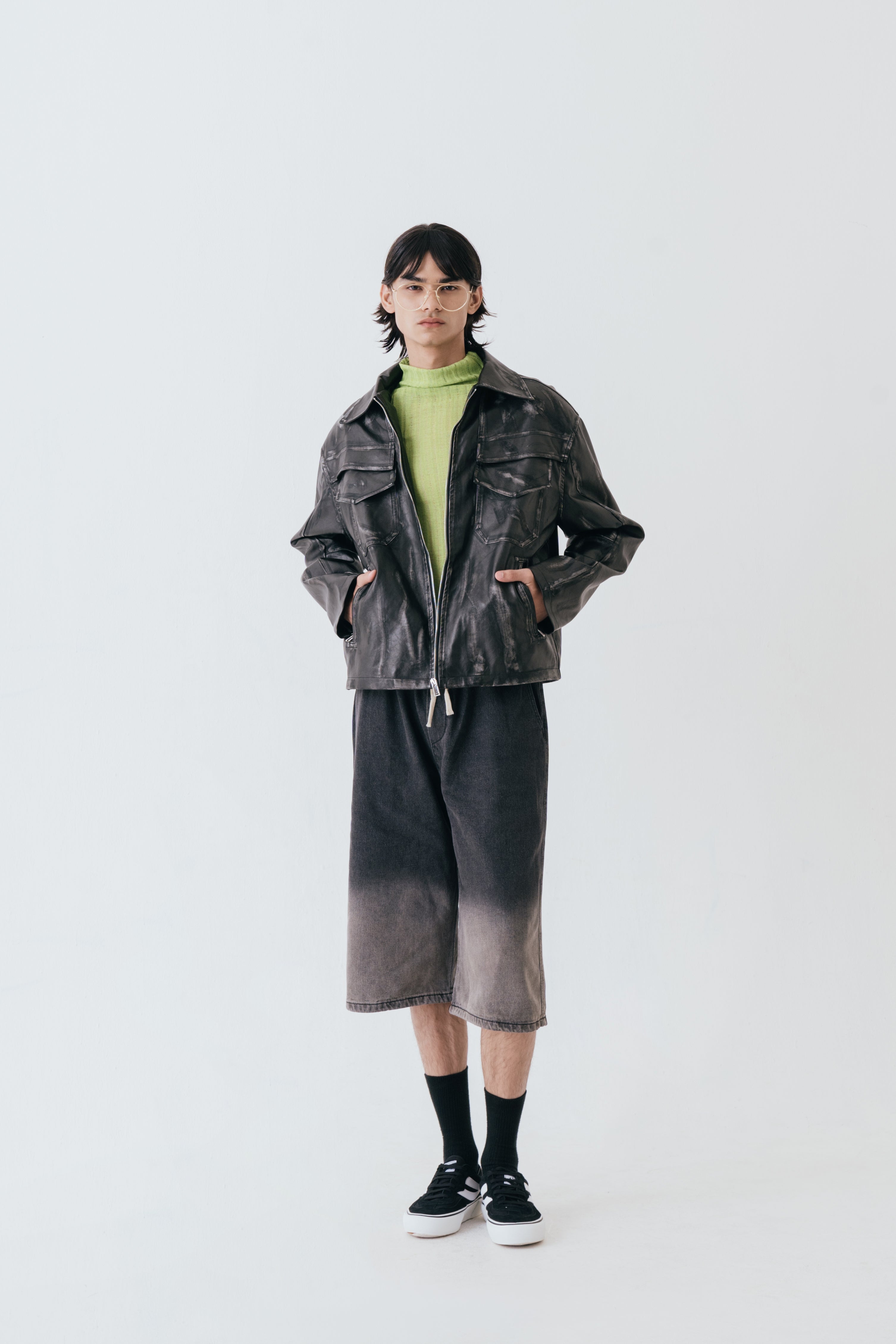 PLACENCIA LEATHER JACKET BLACK