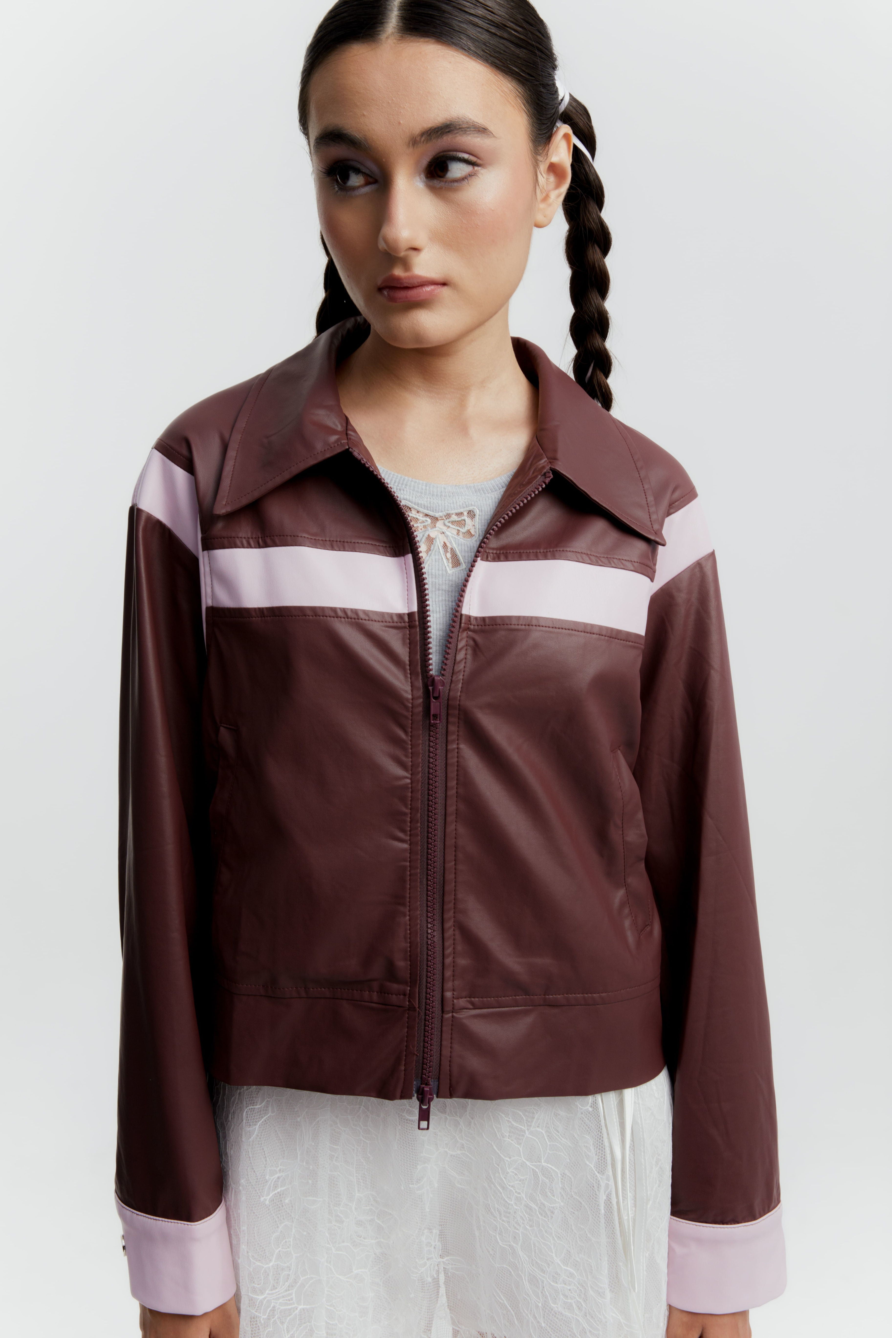 ROTHKO LEATHER JACKET BROWN - CALLIE X ANDIEN