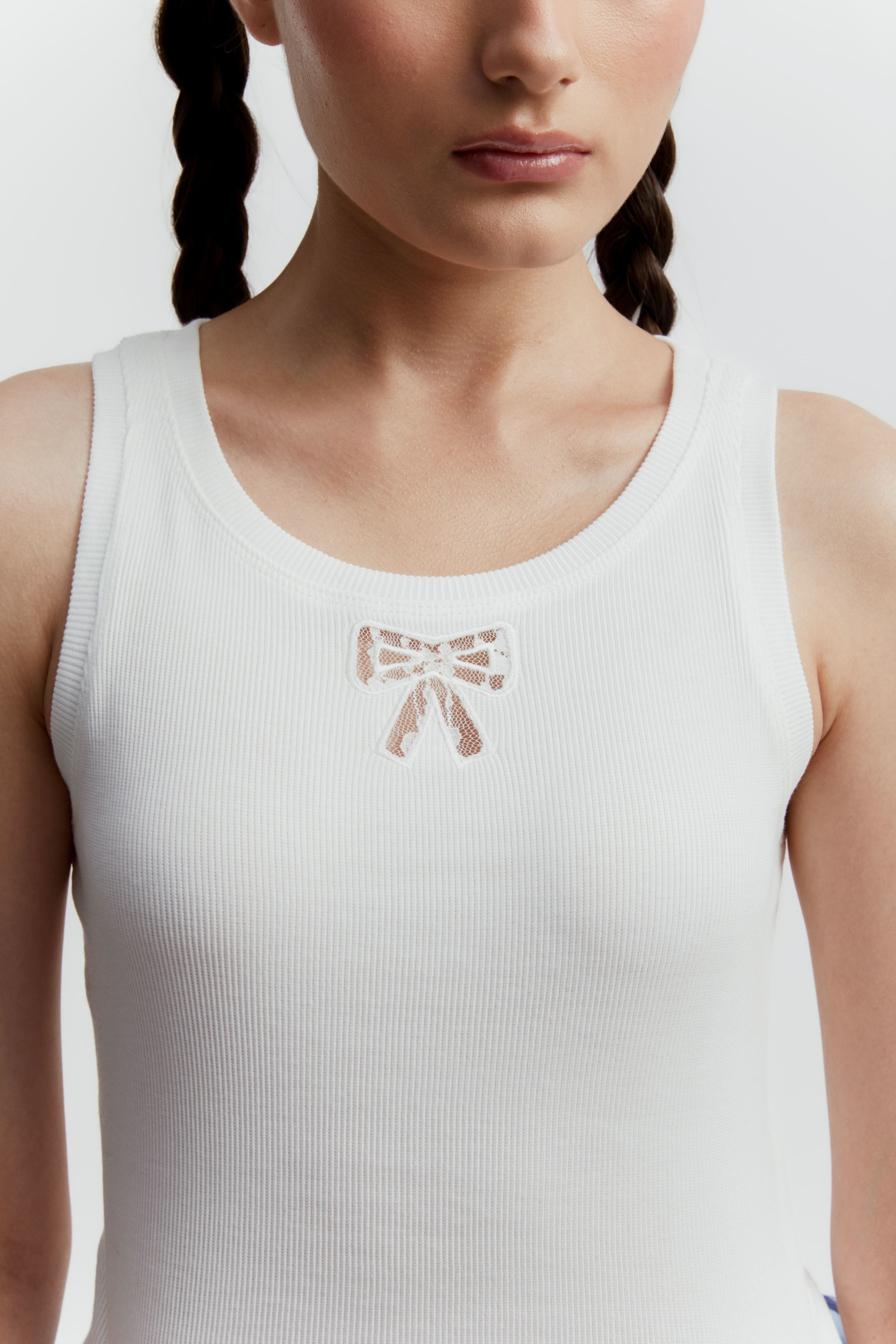 STRUTH TANK WHITE - CALLIE X ANDIEN