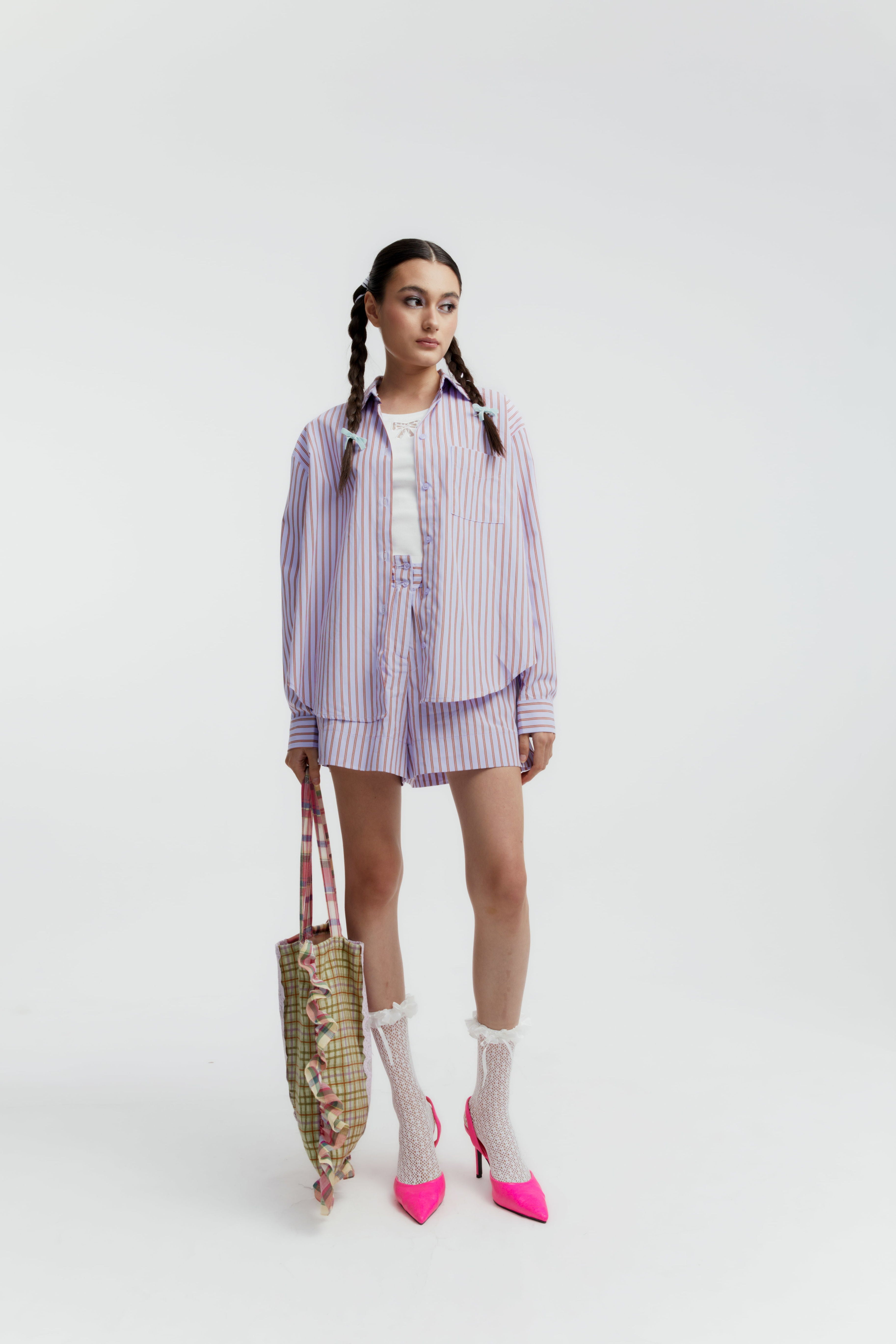 DELVOYE TOP PURPLE - CALLIE X ANDIEN