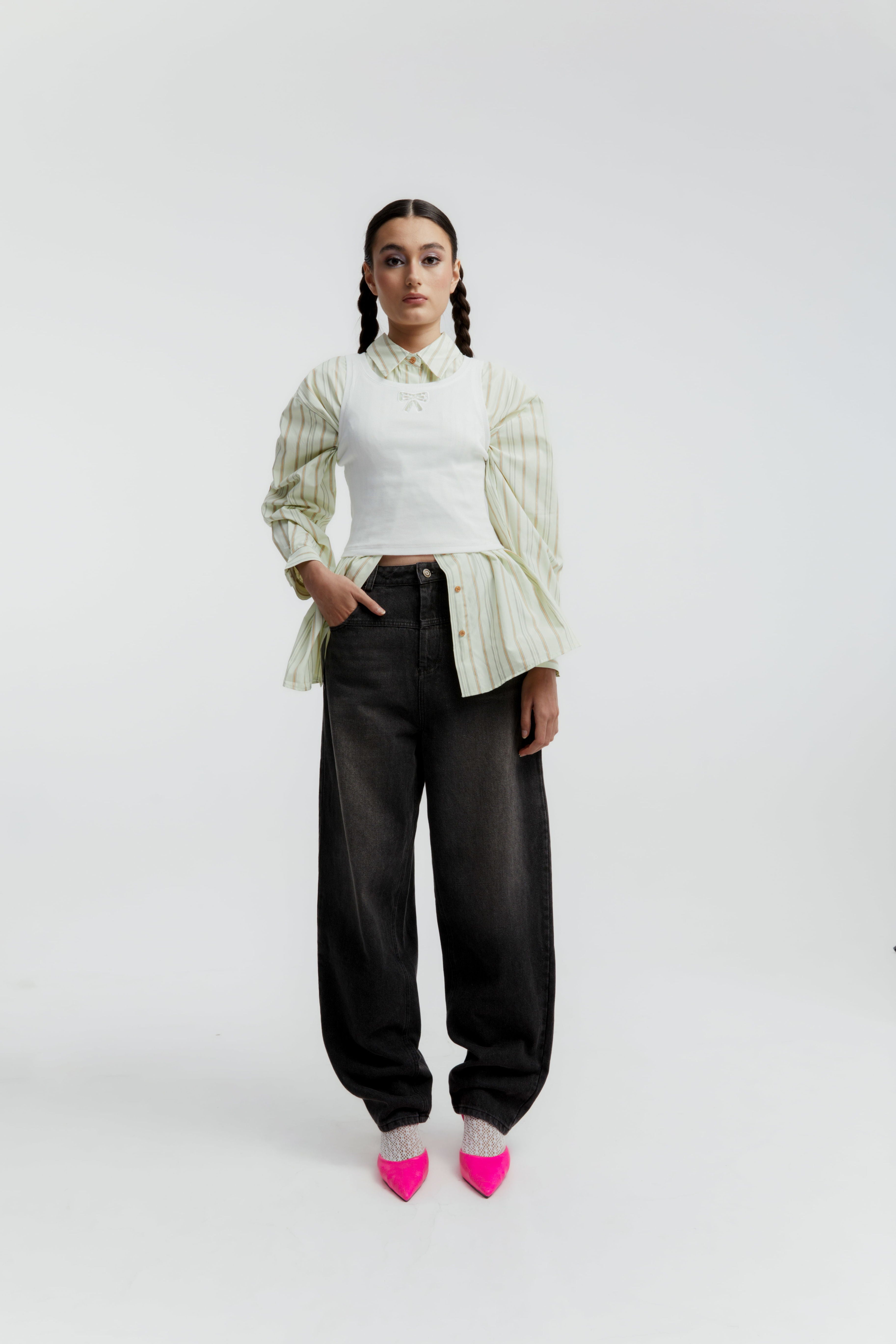 KOONS TOP GREEN - CALLIE X ANDIEN