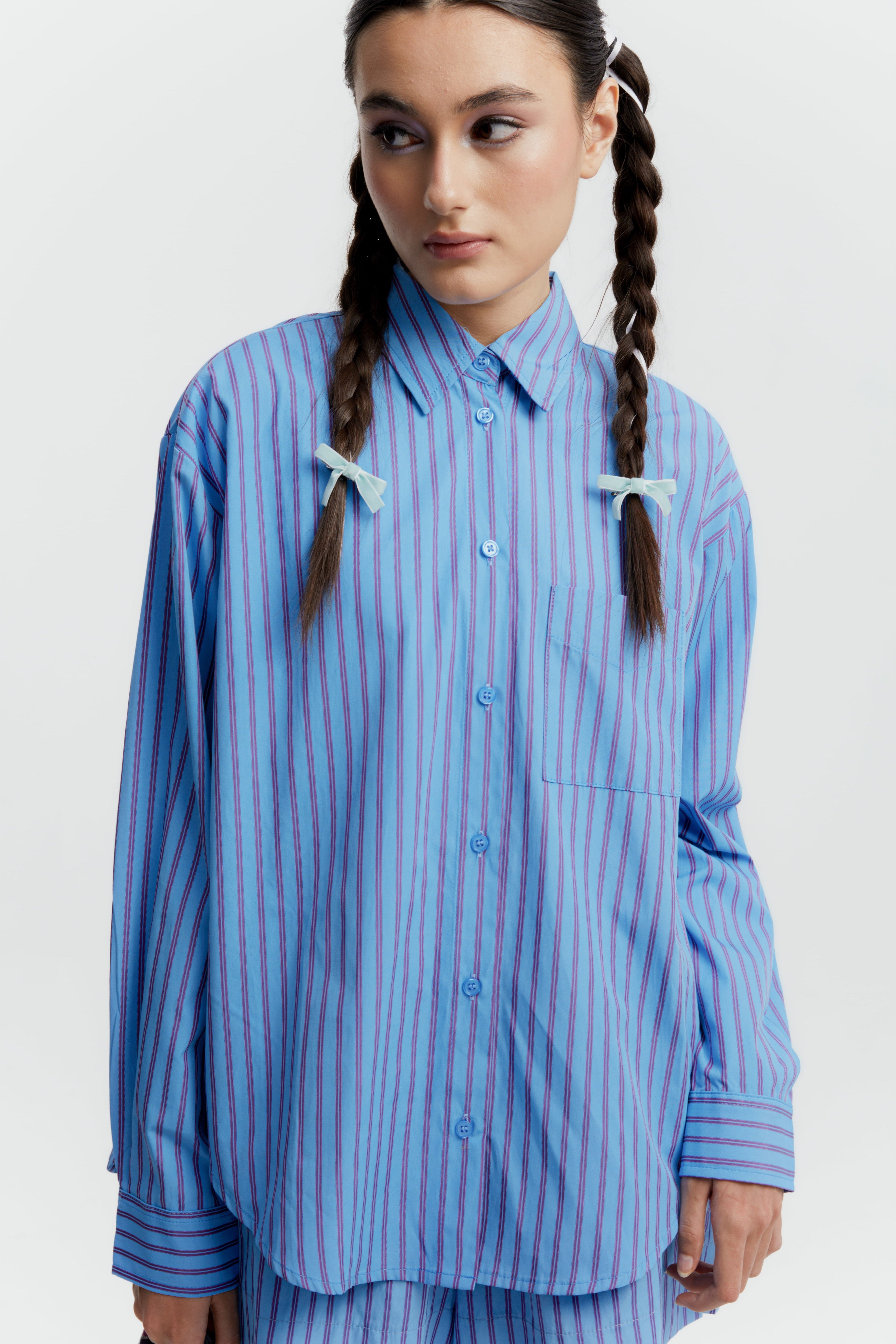 DELVOYE TOP BLUE - CALLIE X ANDIEN