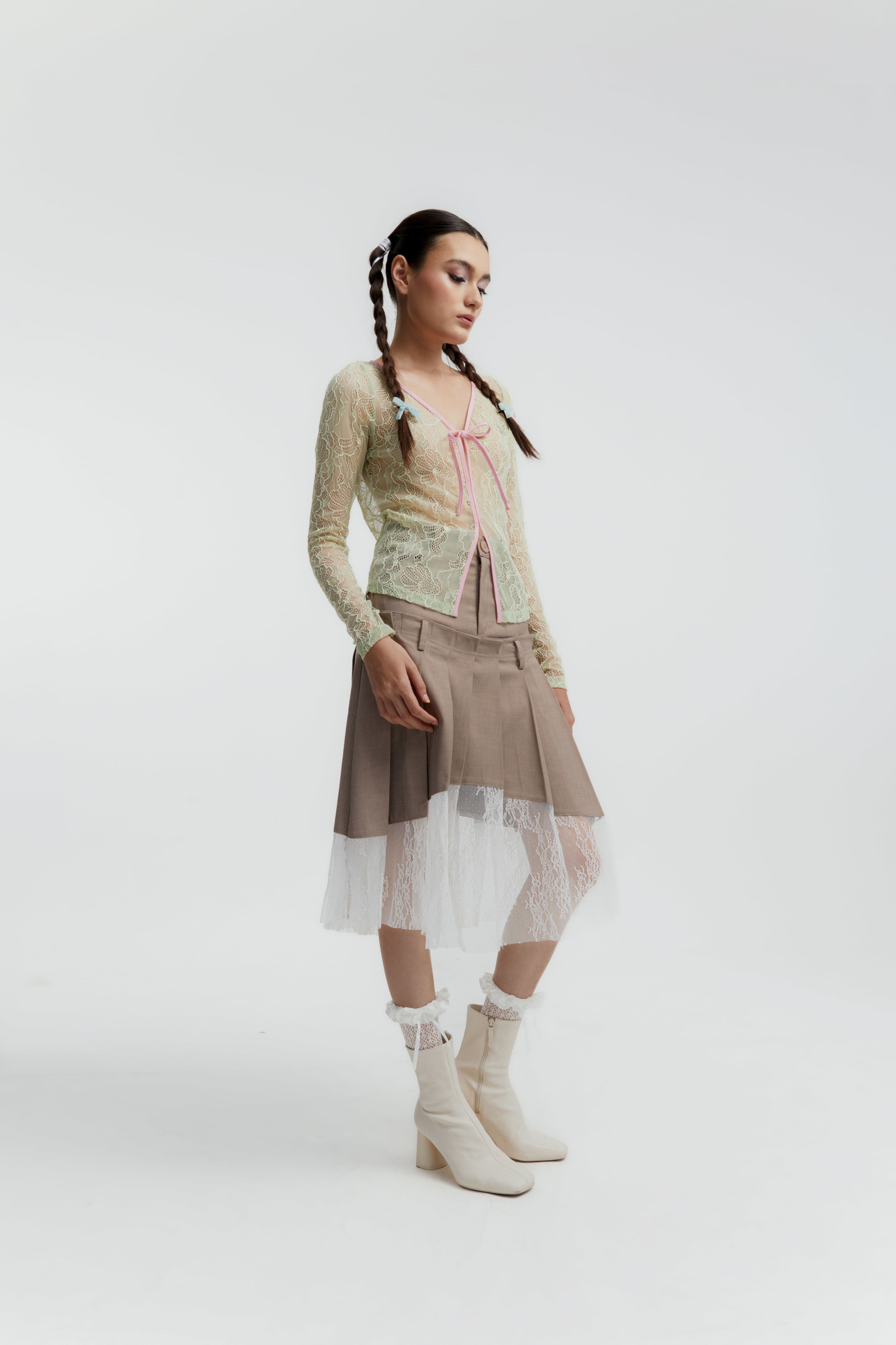 VENIERI SKIRT BROWN - CALLIE X ANDIEN