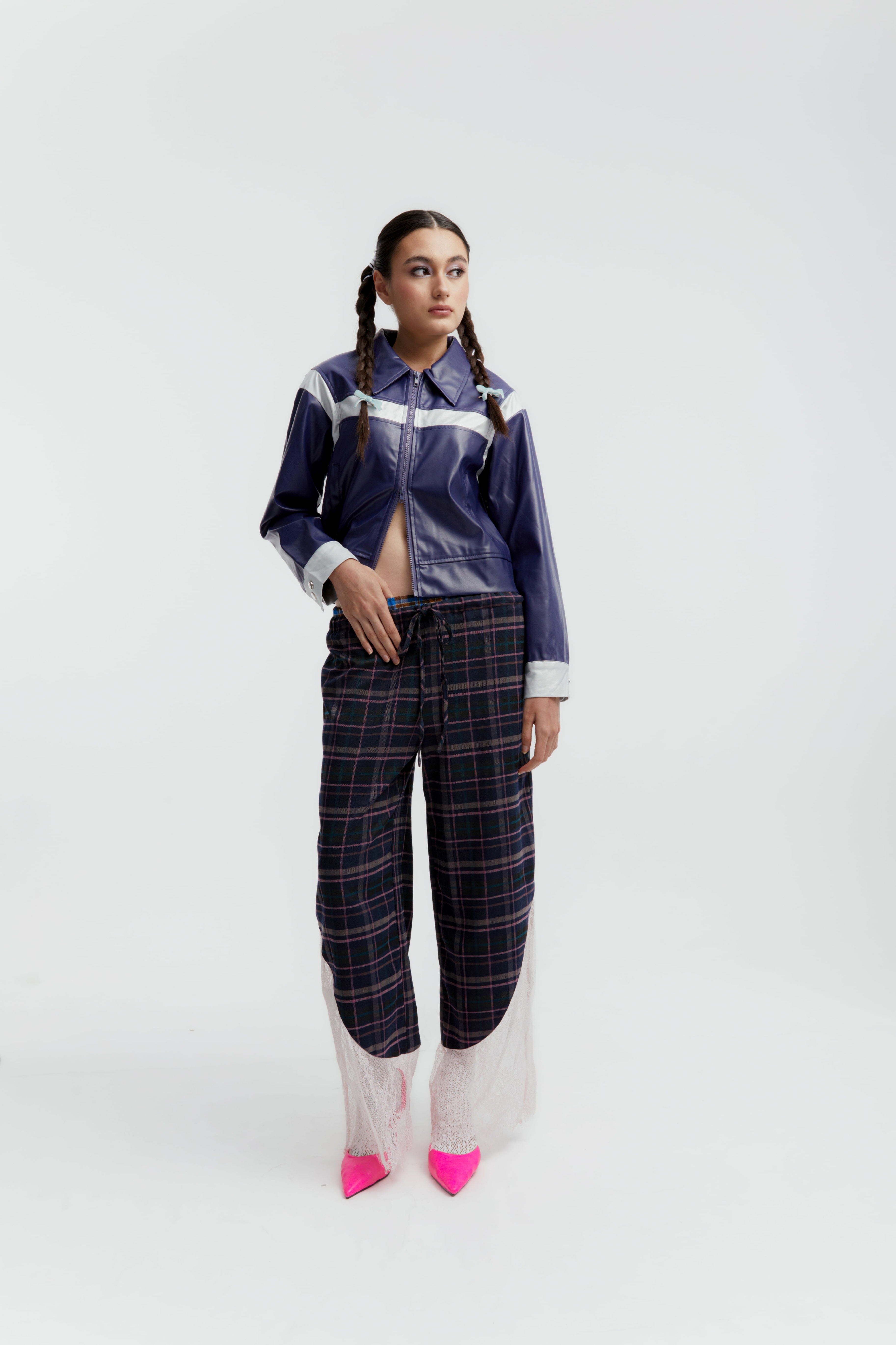 FERRER PANTS BLACK PLAID - CALLIE X ANDIEN